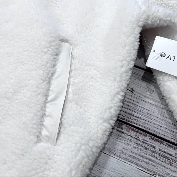 Athleta Cozy Sherpa Snap Pullover - Picture 8 of 9